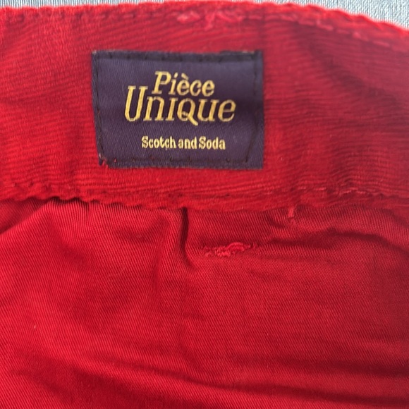 Scotch & Soda Red Corduroy Pants (30x34) - Picture 6 of 8